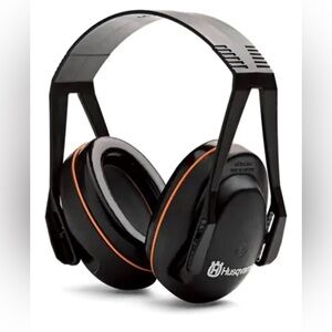 Husqvarna Gray and Orange Professional Over-Ear Hearing Protectors